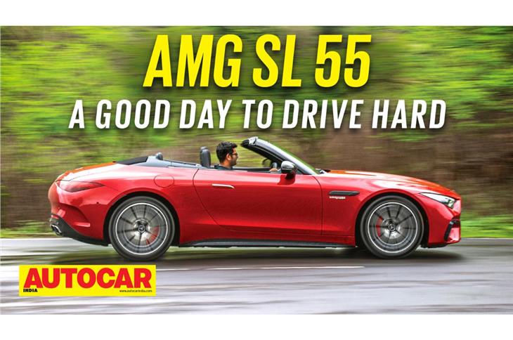 Mercedes AMG SL 55 video review